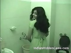 Young Indian Wife Taking Shower After Rough Sex