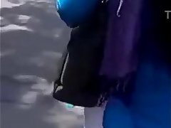 indian girl round ass shown while walking chandigarh streets