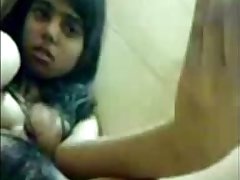 Indu shoves two dildos in her pussy at the same time for maximum pleasure